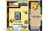 ST192VGT-BPS   192 sf Artist Garden Studio - Building Plan Set