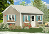 GR192CC-BPS 192 sf Cape Cod Guest Room - Building Plan Set
