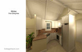 1SN-TH440VI  440sf  VICTORIAN TINY HOME