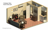 GR192CC-BPS 192 sf Cape Cod Guest Room - Building Plan Set