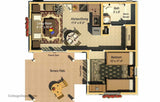TH440VIA-BPS 440sf  ACCESSIBLE TINY HOME - Building Plan Set