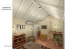 GR192CC-KIT 192 sf Cape Cod Guest Room - Building Plan Kit