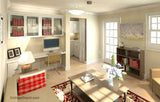 GC240VQP-KIT  Queen Anne Guest Cottage - Building Plan Kit