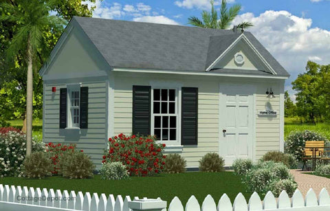 OF192COL-KIT   192 sf Classical Office - Building Kit