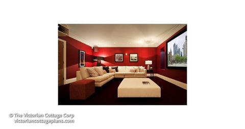 Man Cave Media Room - 240 sq. ft. - Material Pricing Sheet